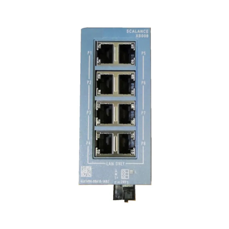 S7-1200 SIMATIC 6GK5008-0BA10-1AB2 PLC 이더넷 스위치 모듈 완전히 리퍼
