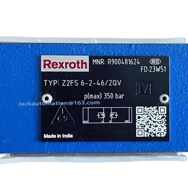 REXROTH 더블 단방향 스로틀 밸브 Z2FS6-2-44 2QV R900481624