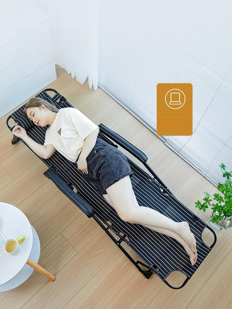 1인용 낮잠의자 안락 무중력 캠핑암체어 편안한 휴식 매트 릴렉스체어 시트 에어 - 상세 이미지 4