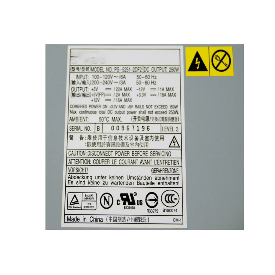 리퍼 완료 전원공급장치 GX240 GX260 MT PS-5251-2DF2 NPS-250KB J 250W