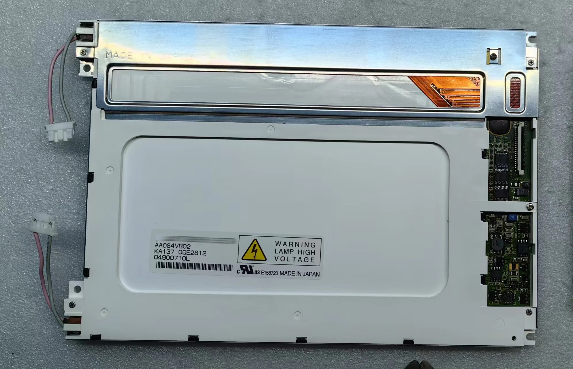 AA084VB02 8.4인치 LCD 디스플레이 스크린 패널 640480