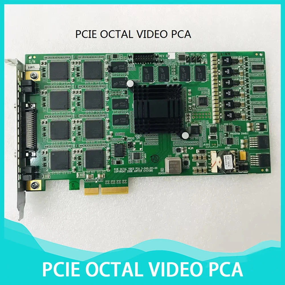 그래픽 카드 PCIE OCTAL 비디오 PCA 40-201-00