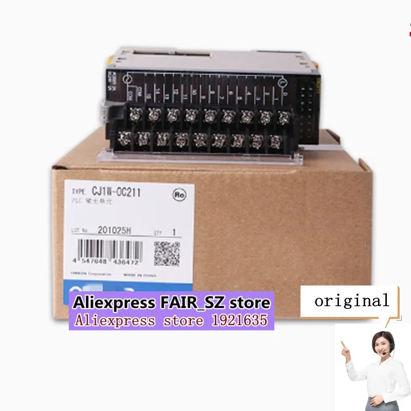오리지널 일본 OMR CJ1W-OC211 PLC 모듈 신