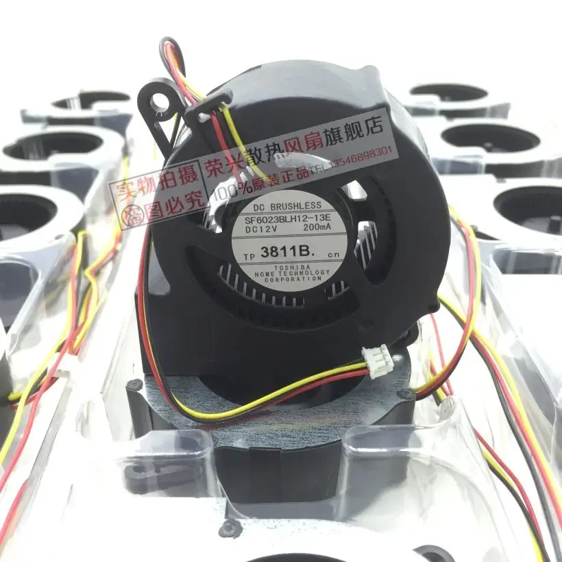 일본 서보 SF6023BLH12-13E 3 선 서버 냉각팬 DC 12V 200MA 60x60x2m