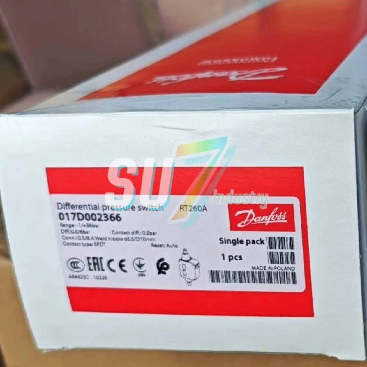 압력 스위치 원본 017D002366 RT260A 017D002466 017D002566 RT262A