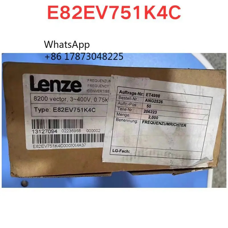 원본 8200 주파수 변환기 E82EV751K4C E82EV751-4C