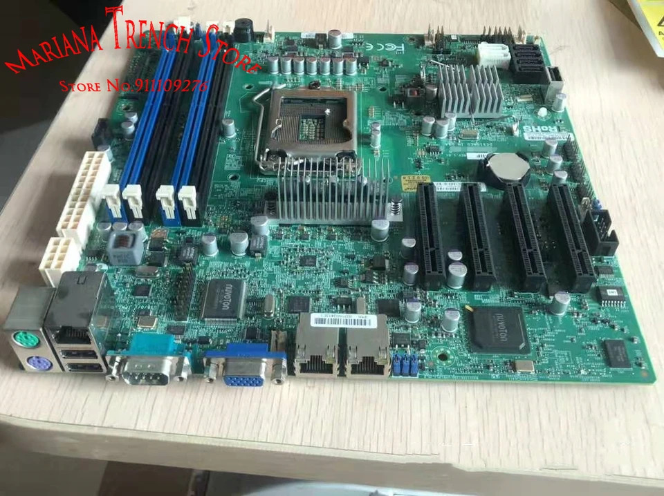 Supermicro 마더보드X9SCM-iiF LGA1155 Xeon E3-1200 V1 V2 시리즈 2 세대 3 코어 i3 DDR3 ECC