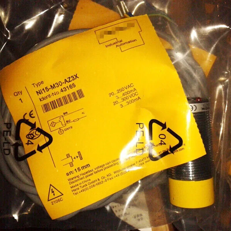 오리지널 TURCK Ni15-M30-AZ3X 스위치 센서는 을 제공