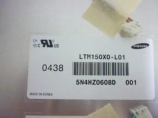 AUO 오리지널 15 인치 LTM150X0-L01 L21 LTM150XH-L06 LTA150XH-L06 L04
