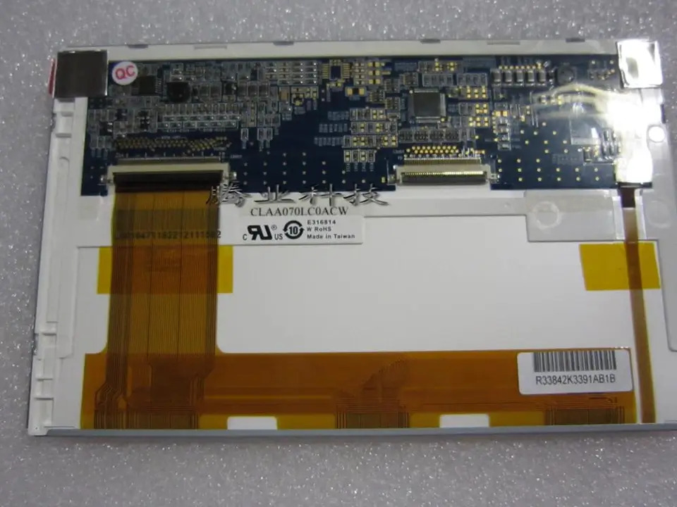 CLAA070LC0 7 인치 LCD 스크린 산업차량사가능