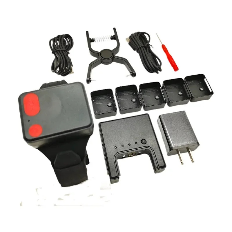 죄수 범법GPS 추적기 IP68 SOS 알람 발목 GPS 와이파이 위치 고속 충전기 무선 4G