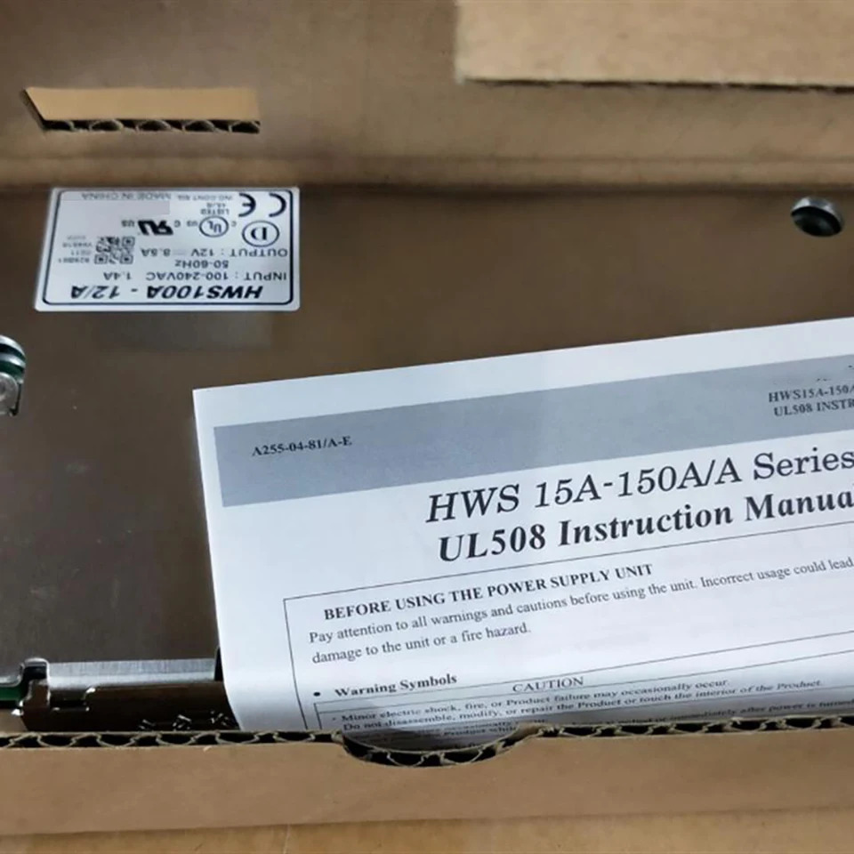 TDK-LAMBDA HWS100A-12/A 스위칭 전원공급장치 입력100-240Vac 50-60Hz 1.4A 출력 12V 8.5A