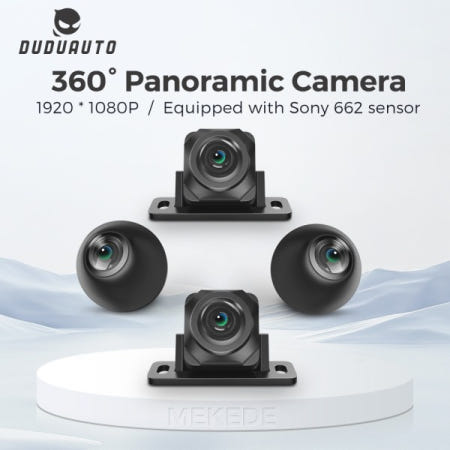 두두오토 360 ° 소니 662용 파노라마 카메라 1080P AHD 후방 전방 좌우 뷰 카 액세서리 안드로이드 라디오용