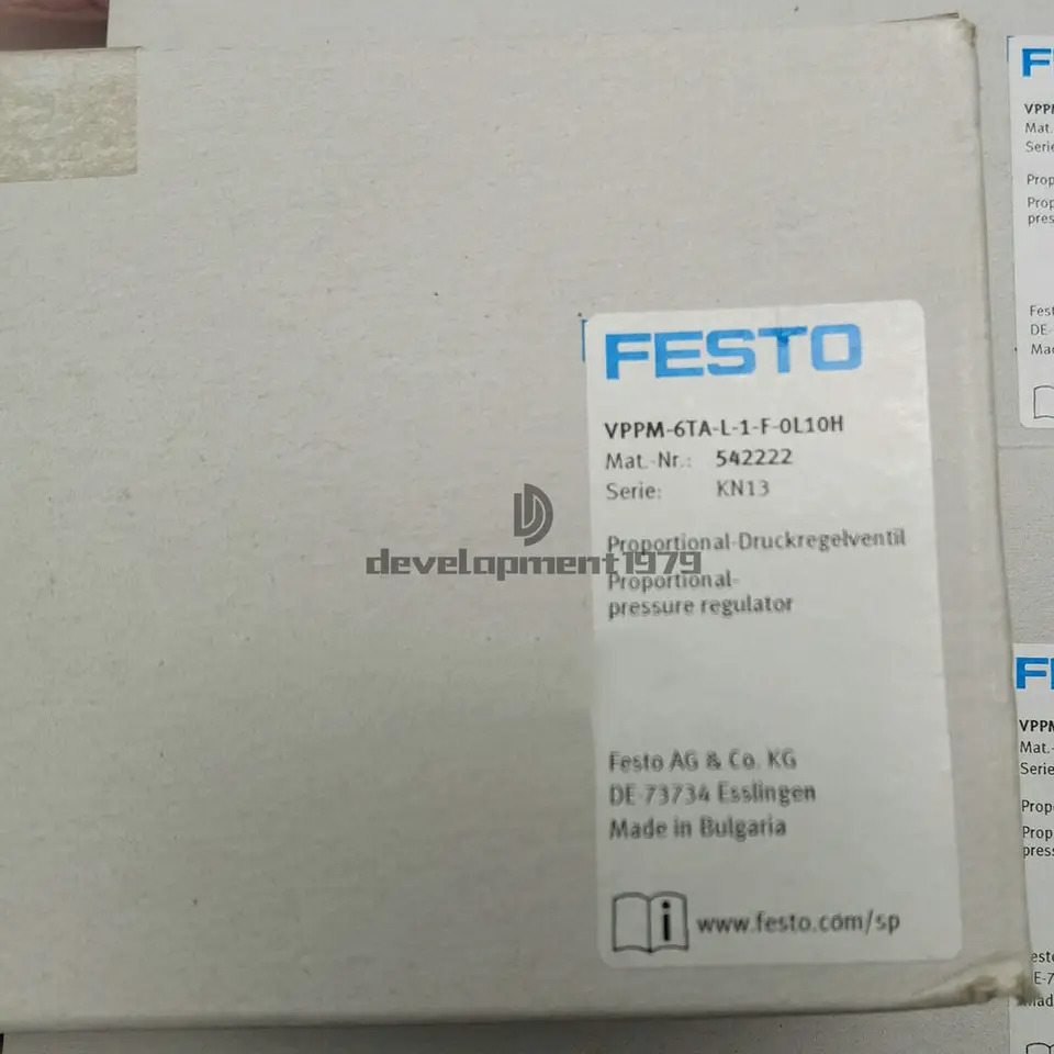 FESTO 비례 압력 조절기 VPPM-6TA-L-1-F-0L10H 542222 신