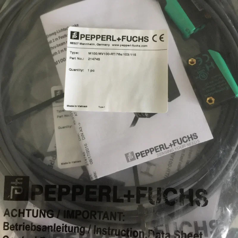 슈팅 타입 광전센서 M100 MV100-RT 76b 102/115 독일 Pepperl Fuchs P F 포장