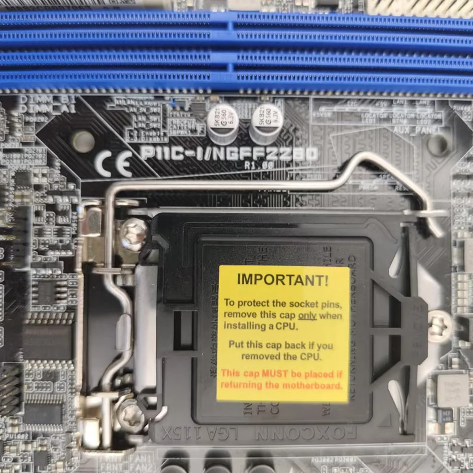 P11C-I 워크스테이션 마더보드 ASUS호환 mini-ITX 서버 보드듀얼 기가비트 LAN 포트 NGFF2280