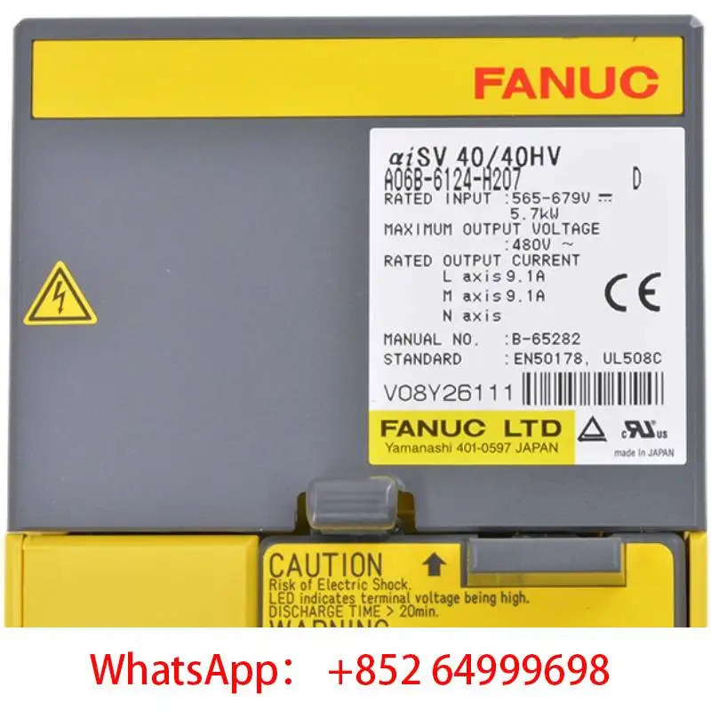A06B-6124-H205 A06B-6124-H206 A06B-6124-H207 Fanuc 서보 드라이브 모듈 CNC 시스템용