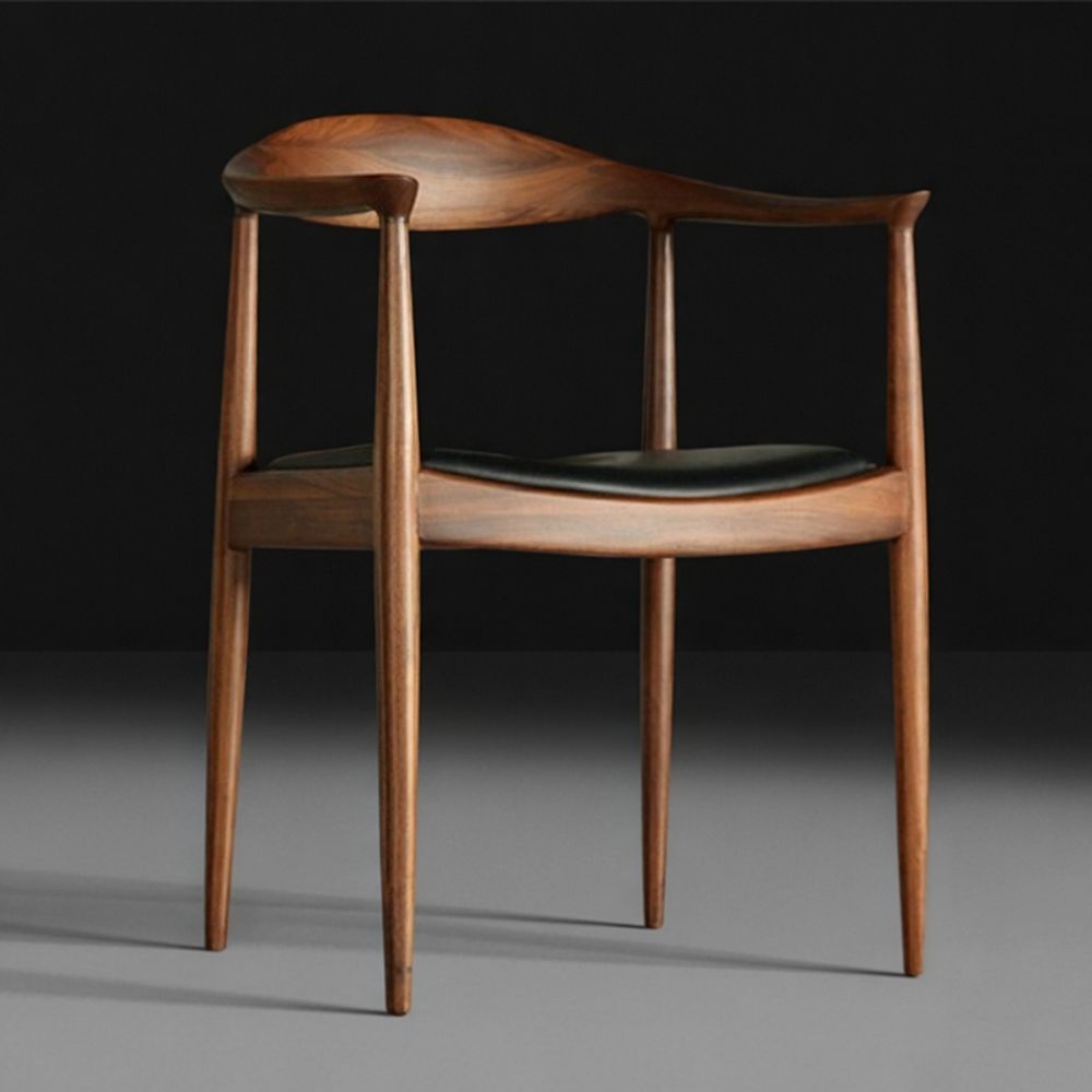 카페 식탁 원목팔걸이의자 등받이 기본형 - 상세 이미지 2