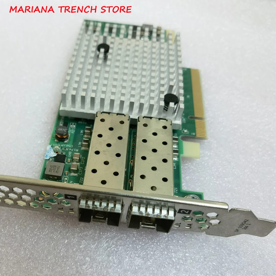 Solarfare듀얼 포트 10G 네트워크 카드 SFP10G 파이버 SFC9120 S7120