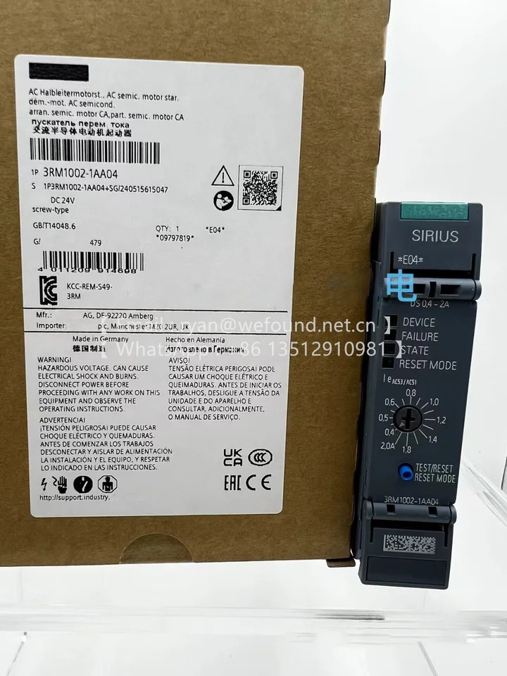 3RM1002-1AA04 3RS1041-1GW50 3RK1301-1AB00-0AA2 6ES7288-1ST20-0AA1 6ES7288-1SR20-0AA1 6ES7288-3AE08-