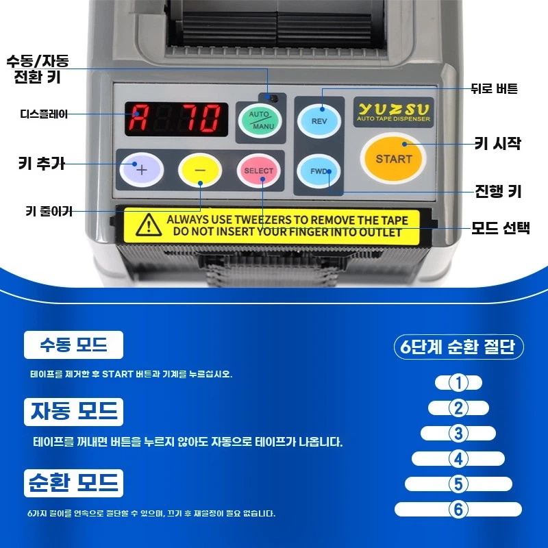 박스 테이프자동커터기 절단기 기본형 - 상세 이미지 5