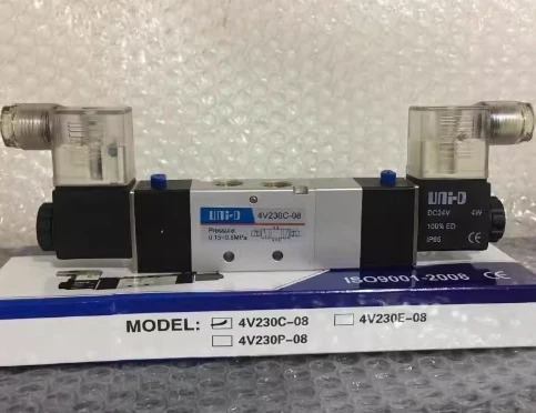 UNI-D 솔레노이드 밸브 4V230C-08-AC220V 4V230C-08-DC24V 4V230E-08-AC220V 4V230E-08-DC24V 4V230P-08-AC220V 4