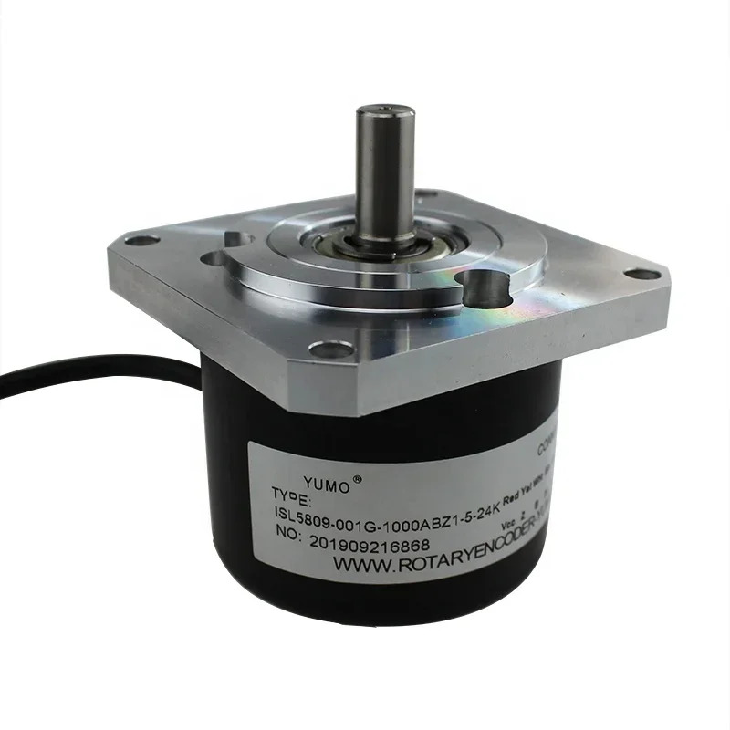 YUMO 인코더 ISL5809-001G-600ABZ1-5-24K 측정 플랜지 샤프트 변환기