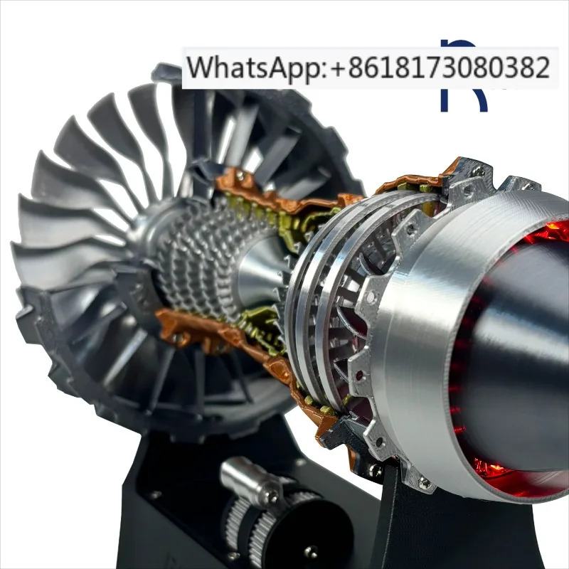 1/16 터보팬 항에어 엔진 전기 모델 장식 선물 A380Trent 900