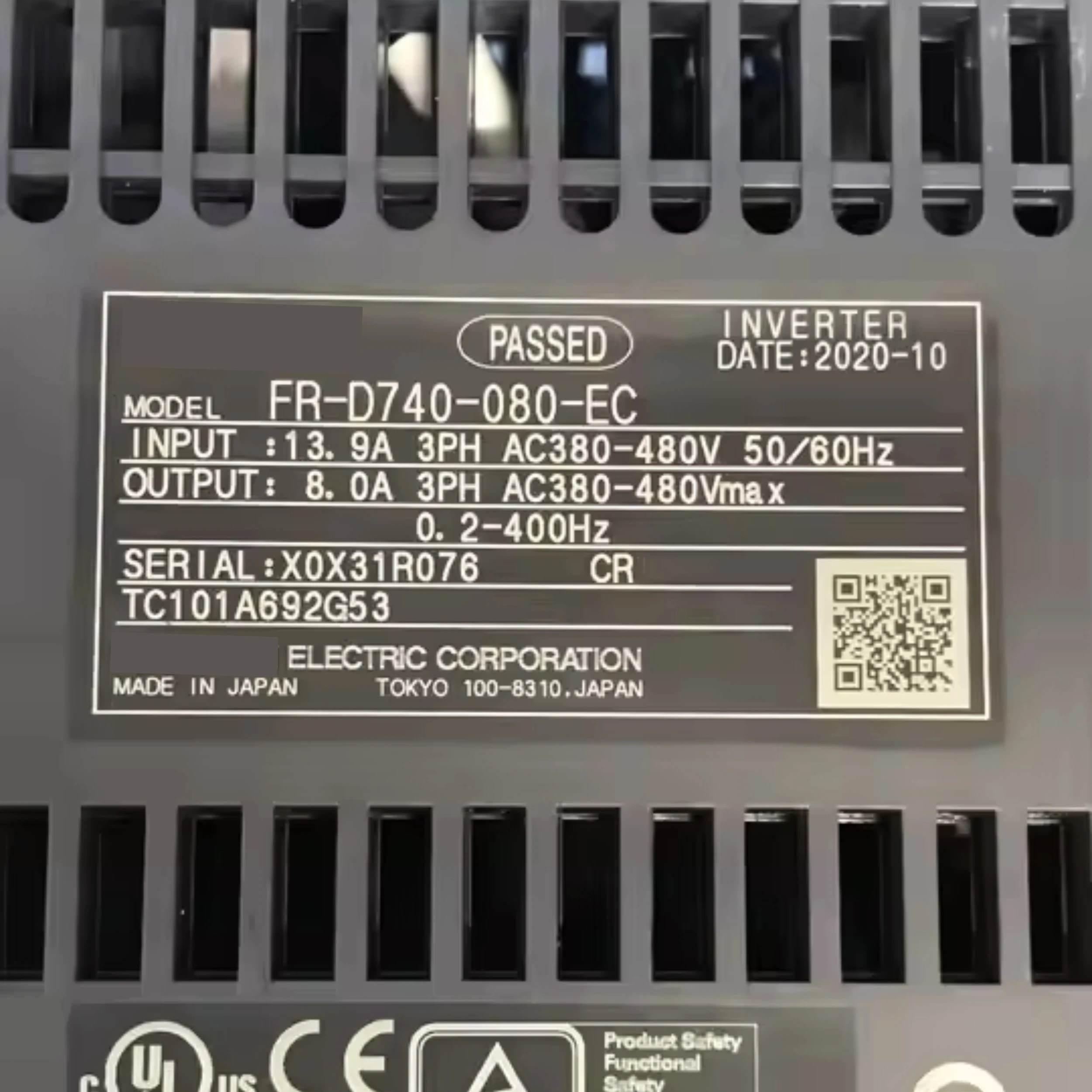 새 FR-D740-080-EC 인버터