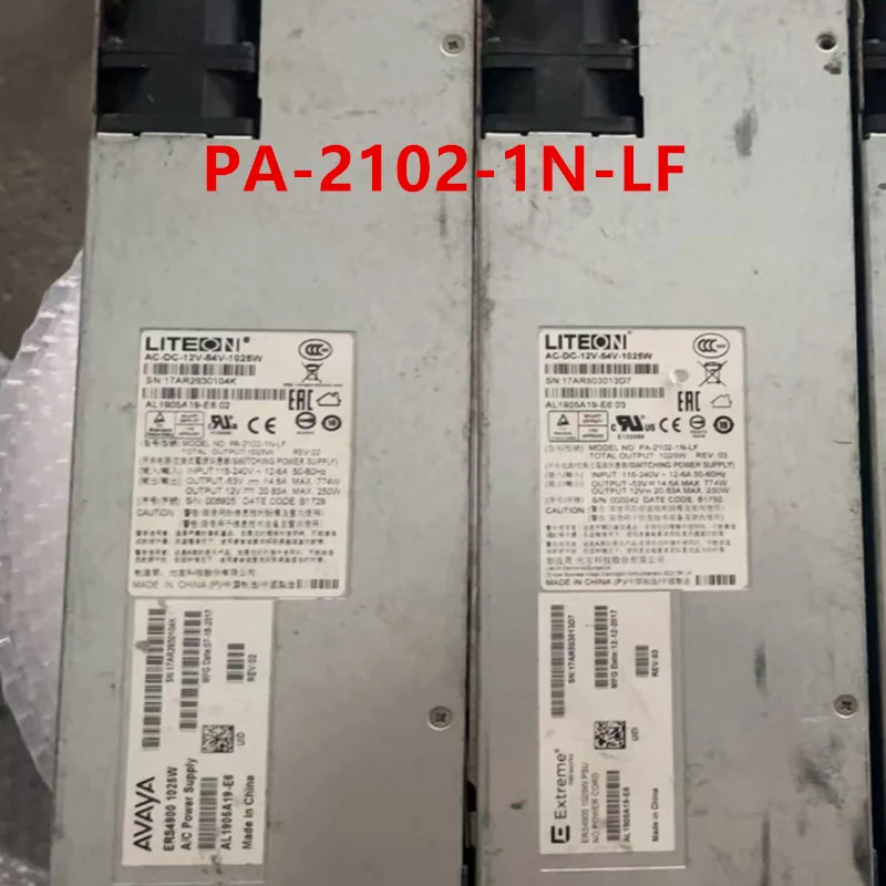 리퍼 전원공급장치 LITEON AC-DC-12V-54V-1025W ERS4900 1025W PSU 17AR503013D7 17AR2930104K 새 것처럼 작동