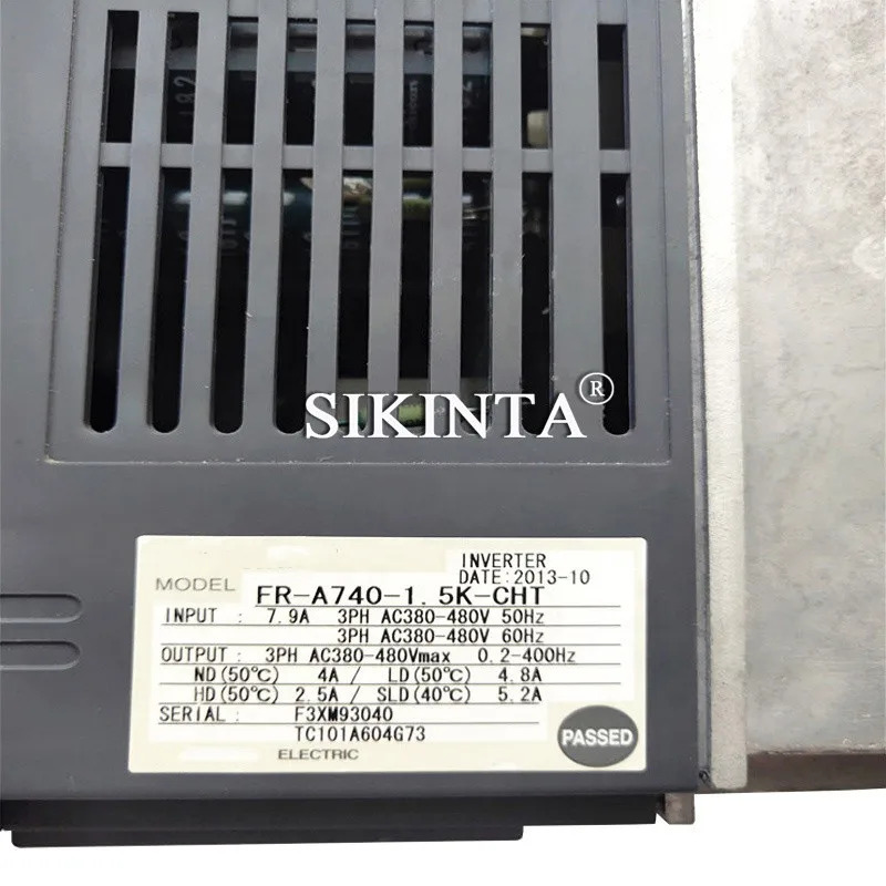 A700 시리즈 가변 주파수 드라이브 변환기 FR-A740-1.5K-CHT 1.5KW 380V 인버터 완전 리퍼