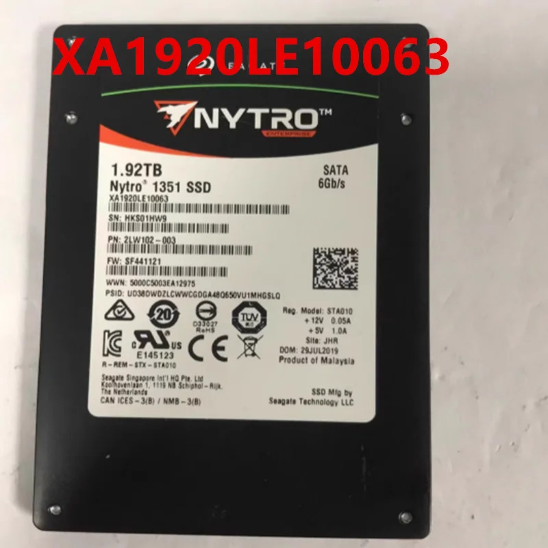 SEAGATE NYTRO 1351 SSD 1.92TB SATA XA1920LE10063새 솔리드 스테이트 드라이브