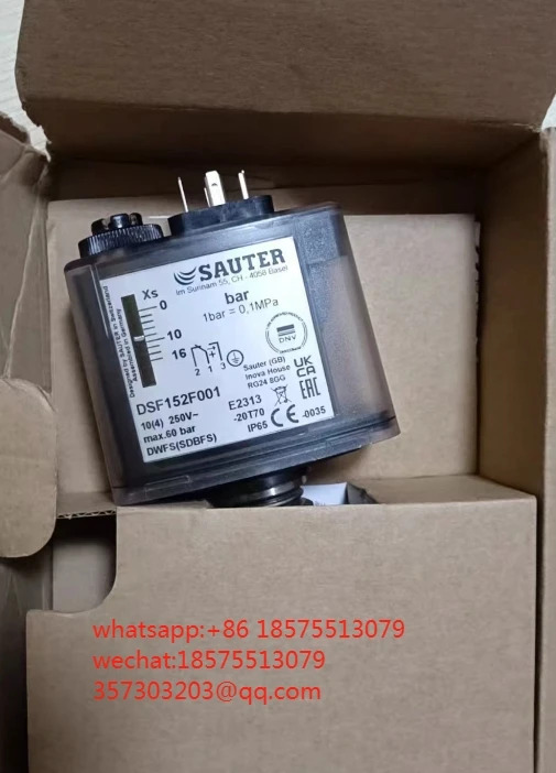 SAACKE SAUTER DSF143F001 DSF152F001 압력 스위치 0-16bar 1/2 0- 6bar 인터페이스
