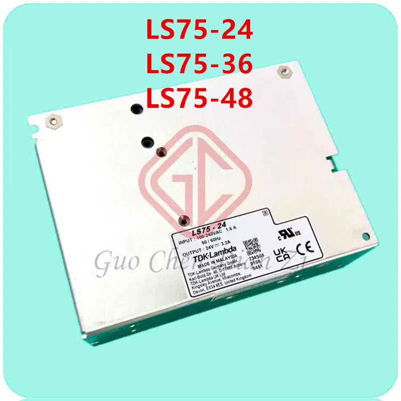TDK-LAMBDA 75W LS75-12 LS75-24 LS75-36 LS75-48새 원본 전원공급장치