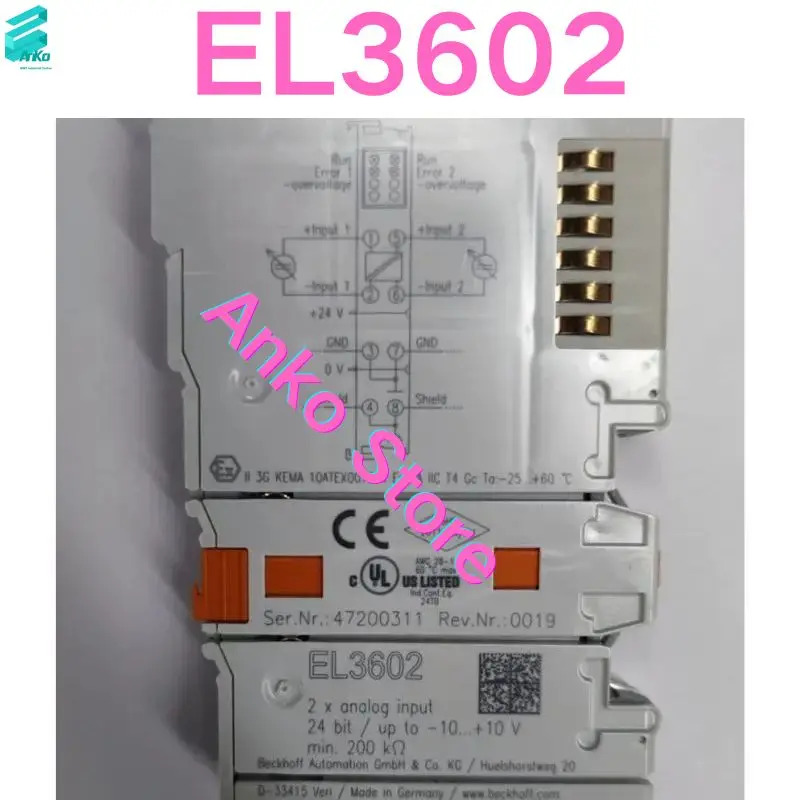 아날로그 입력모듈 EL3602 신
