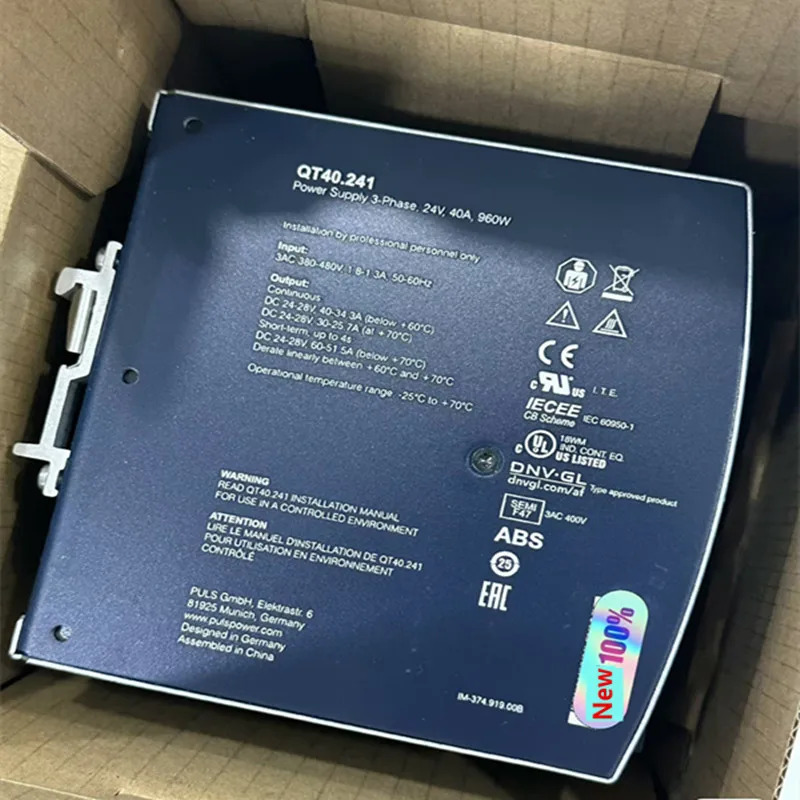 PLUS 380-480V 24V40A 960W/1440W QT40.241새 원본 전원공급장치