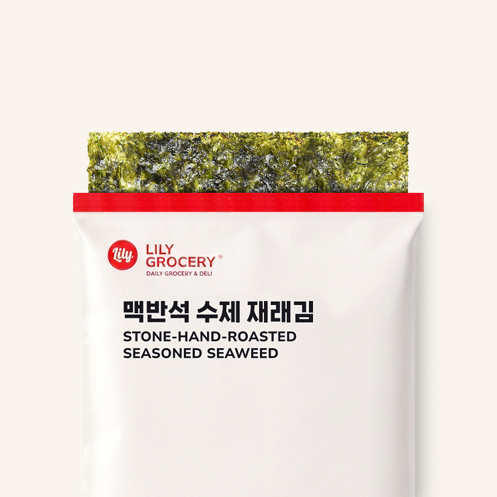 릴리그로서리 릴리네김 맥반석 수제 재래김 구운 조미김 전장김 20g, 5개 - 상세 이미지 2