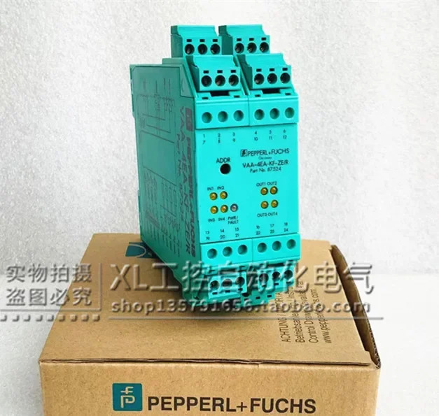 오리지널 PEPPERLFUCHS 안전 릴레이 VAA-4EA-KF-ZE/R 87524