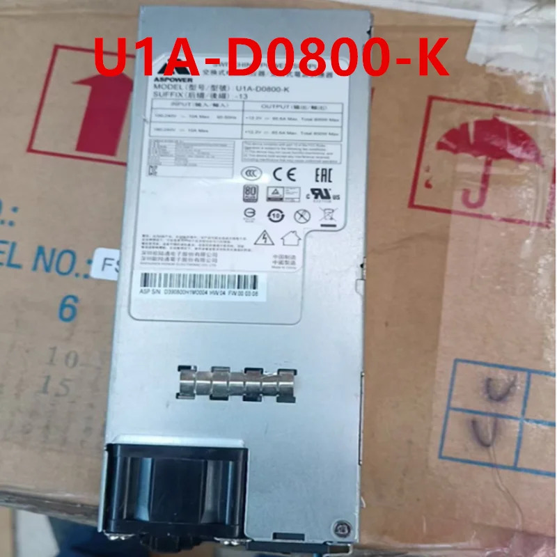 ASPOWER 800W U1A-D0800-K리퍼 전원공급장치가 새 처럼 작동함