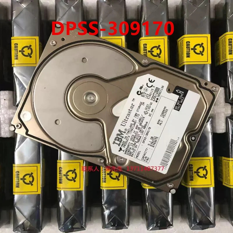 IBM 9.1GB 68핀 SCSI 3.5인치 HDD DPSS거새 오리지널 하드 309170 07N3720 07N3721