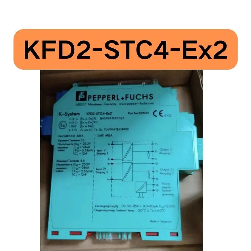 KFD2-STC4-Ex2 듀얼 채널 상품 283699 안전 신