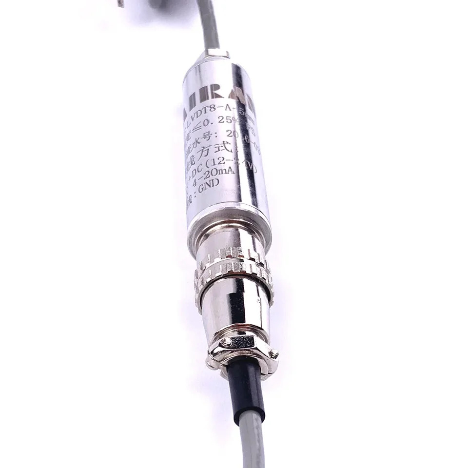 Miran LVDT8 신호 출력 고정밀 펜 타입 자체 복귀 변위센서 용수철 4-20mA 범위 2.5mm