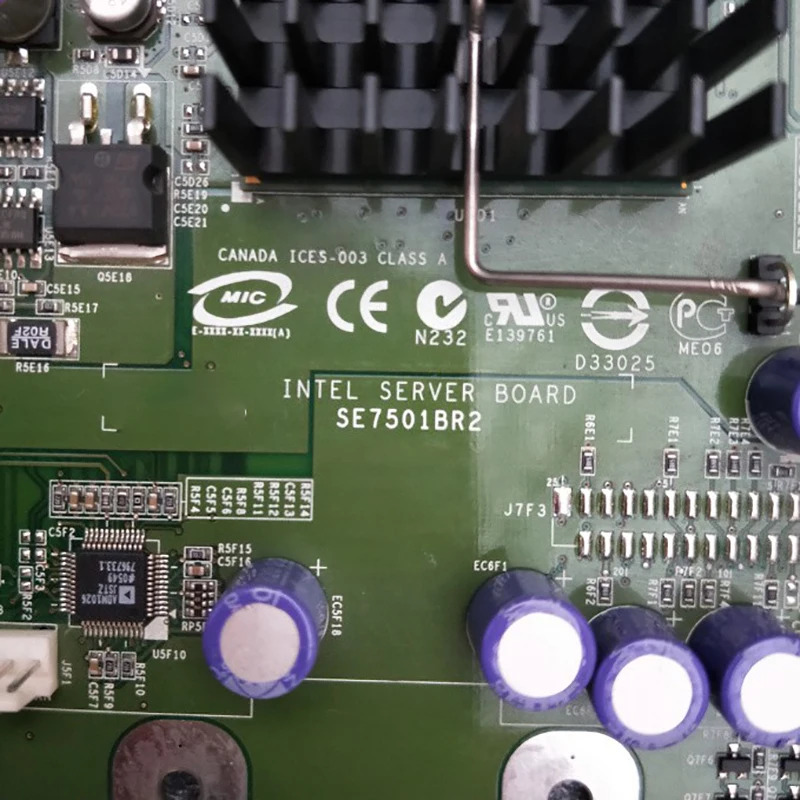 SE7501BR2 U320 마더보드 SCSI 지지대 RAID 메인보드
