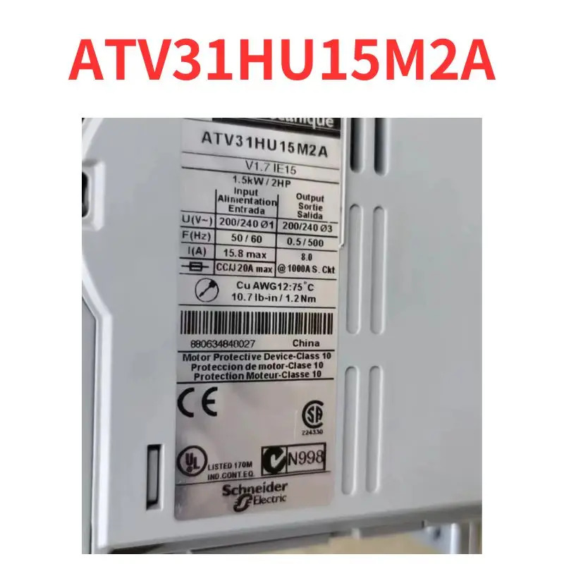 리퍼 완료 주파수 변환기 신 ATV31HU15M2A