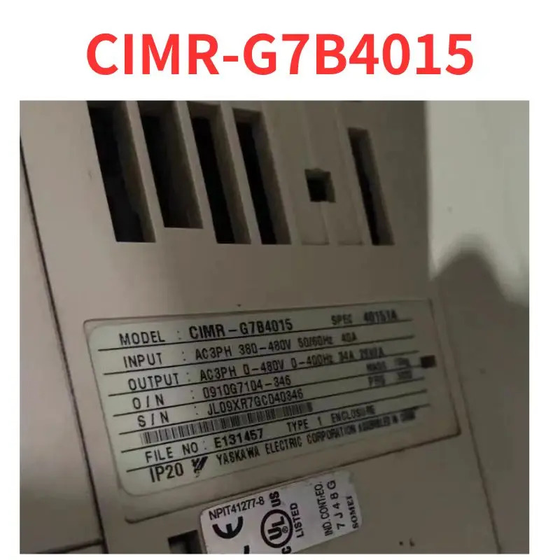 CIMR-G7B4015 주파수 변환기 리퍼 완료 신
