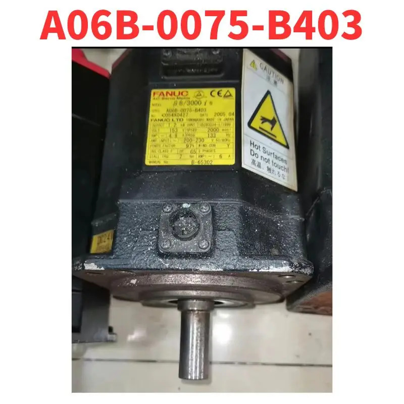 리퍼 A06B-0075-B403 AC 서보모터 잘 작동