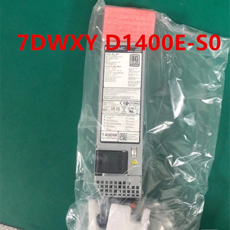 DELL R450 R650 R650XS R750 R750XS R760 R760XS 1400W 7DWXY 07DWXY D1400E-S0 DPS-1400AB-7 A 새 전원공급장치