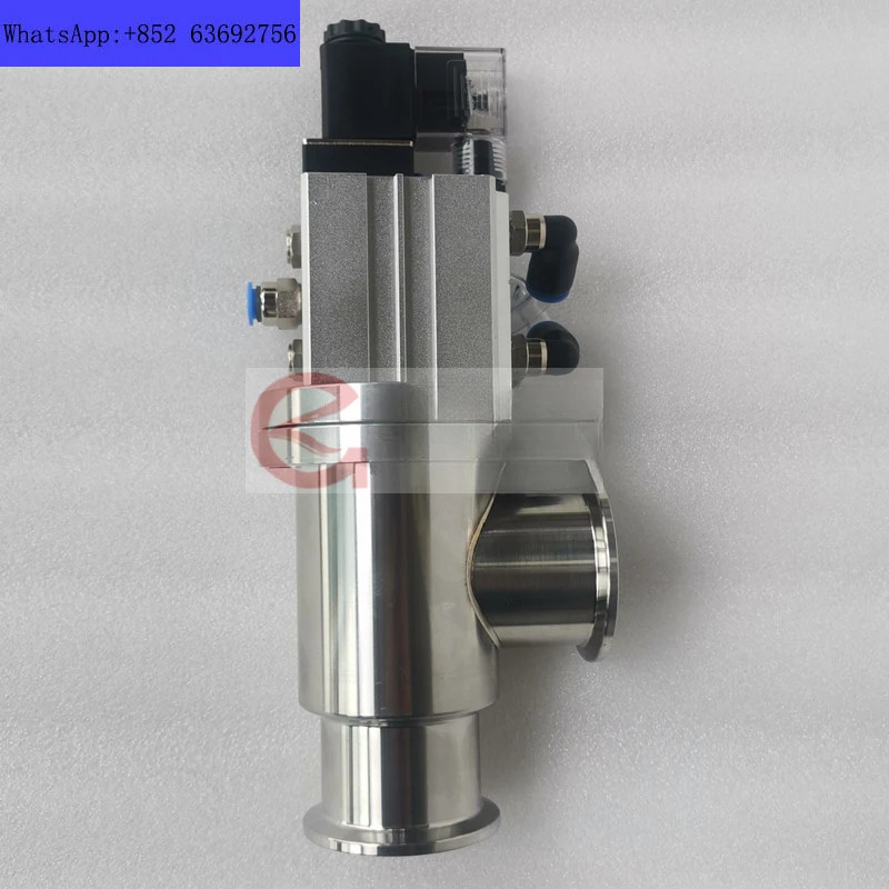 공압 고진공 플래퍼 밸브 스테인레스 스틸 진공 앵글 DN40 50 GDQ-J40/50KF b