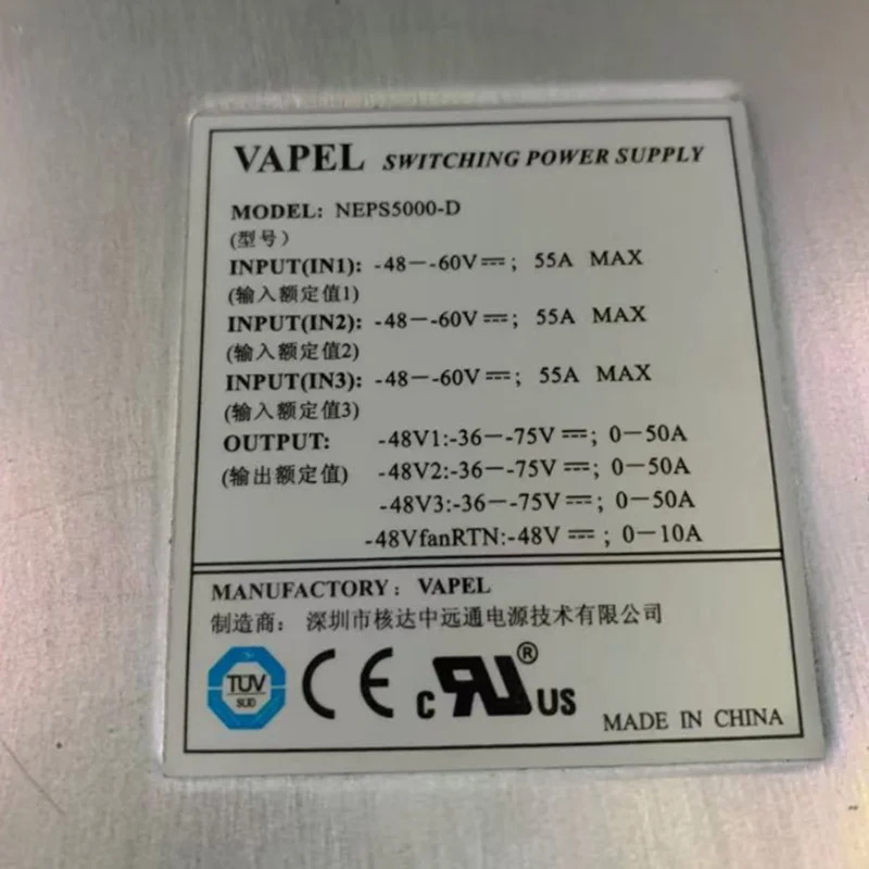 VAPEL DC오리지널 리퍼 전원공급장치 48-60V 5000W NEPS5000-D 새 것처럼 작동