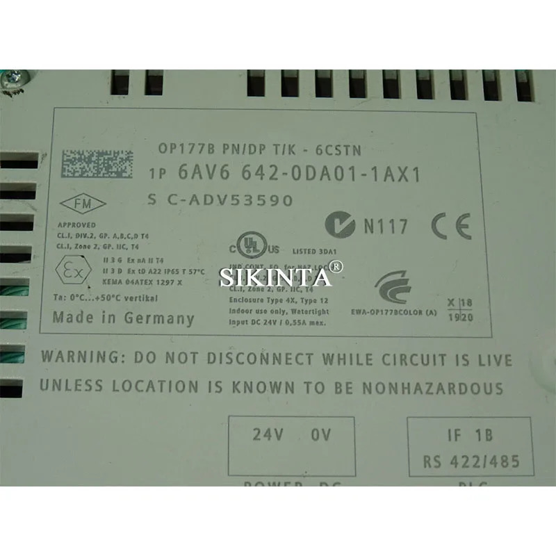 OP177B 터치 패널 66642-0DA01-1AX1 인터페이스 완전히 리퍼